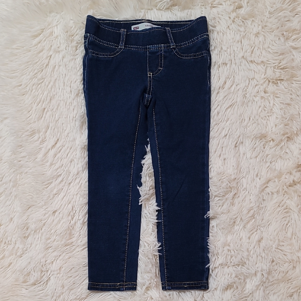 Levi's, Size 4, Toddler, Kids Navy Blue Leggings